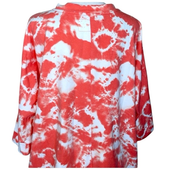 French Laundry Sweatshirt Project Plus Size Lace Front Sweatshirt 3/4 Sleeve 2X - Picture 2 of 11